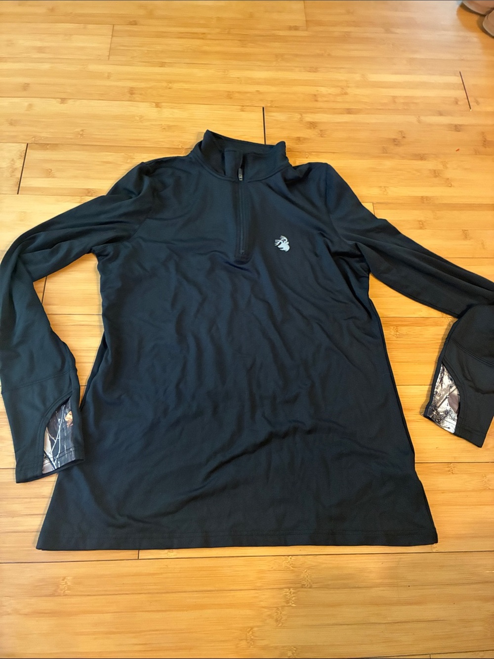 Legendary Whitetails Black Long Sleeve Quarter-Zip Top Hunting